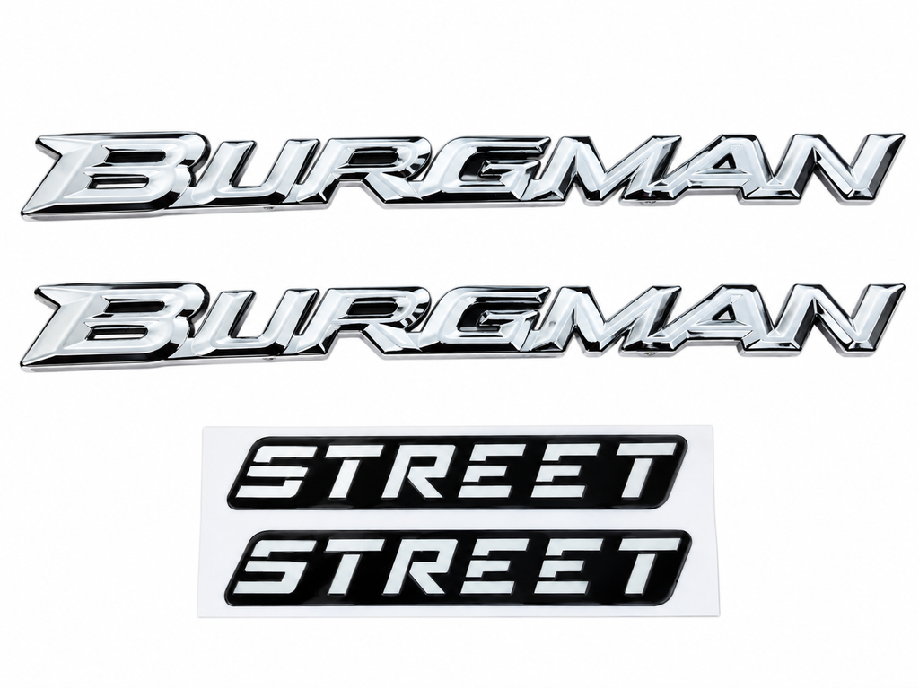 Suzuki Burgman Street 125 Sticker | Premium 3D Look BURGMAN STREET Side Panel Decal | Burgman Side Panel Sticker | Burgman Scooter Sticker.