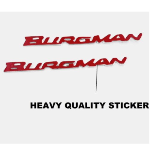 Suzuki Burgman Street 125 Sticker | Premium 3D Look BURGMAN STREET Side Panel Decal | Burgman Side Panel Sticker | Burgman Scooter Sticker.